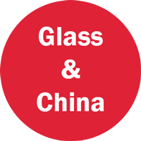 glass, pottery and china
